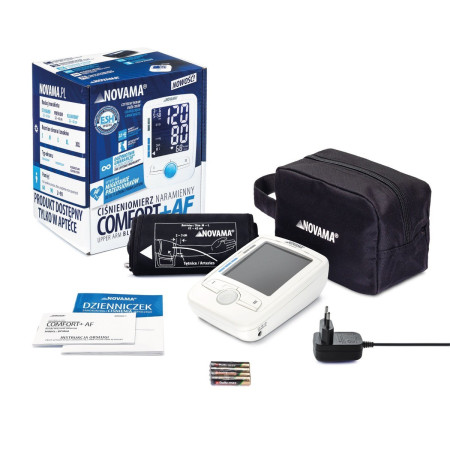 NOVAMA COMFORT+ AF IHB Ciśnieniomierz naramienny z wykrywaniem migotania i arytmii