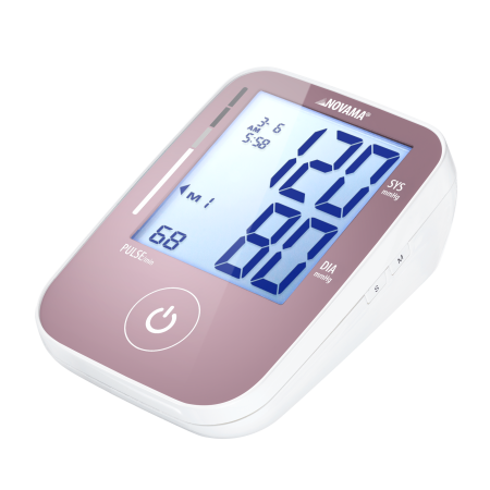 NOVAMA PRIME+ PINK Z ZASILACZEM Ciśnieniomierz naramienny z zasilaczem, dokładność ESH