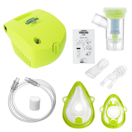 Inhalator tłokowy  FAMILINO BY FLAEM z dożywotnią gwarancją dla całej rodziny